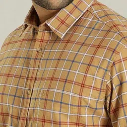Indian Terrain Checked Slim Fit Casual Shirt image 4