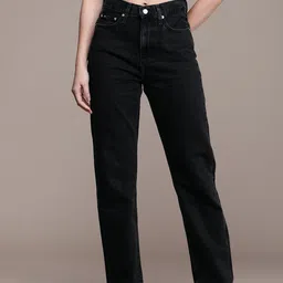 Calvin Klein Jeans Women Pure Cotton Straight Fit Jeans-image-72