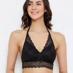 Clovia Black Non Wired Padded Bralette-picture-37