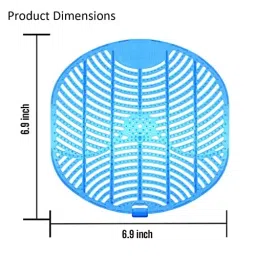 Zureni Urinal Pot Mat Anti-Splash Deodorizer Spatter Lavender Fragrance For Bathroom and Restroom, ZU-USF-0050 (Pack of50) image 5