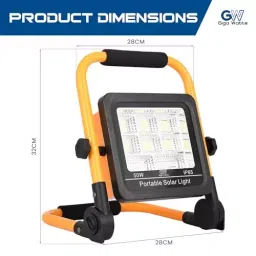 GIGAWATTS Solar Flood Light 50 W Smart Bright Multi-Functional Cool White, GW-RFL01 image 3