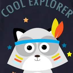 BLUSHES Unisex Kids Printed T-shirt with Pyjamas image 2