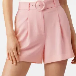 Forever New Candy Pink Slim Fit Shorts-image-29