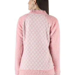Monte Carlo Pink Self Design Sweatshirt image 2