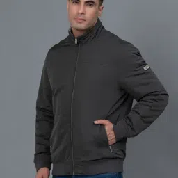 Red Tape Green Regular Fit Solid Jacket image 4