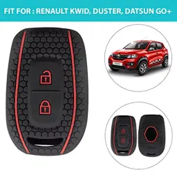 AllExtreme EXKC17 Silicone 2 Buttons Car Remote Key Cover Shell for Renault Kwid, Duster, Datsun Go+ image 5