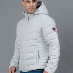 Red Tape Grey Regular Fit Quilted Jacket image 4