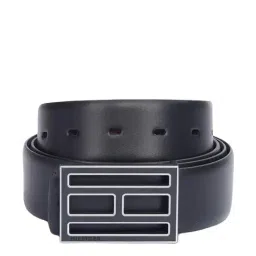 United Colors of Benetton Hoskins Black & Brown Leather Solid Reversible Belt-picture-43