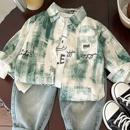 StyleCast x Revolte Boys Faded Opaque Printed Casual Shirt-picture-9