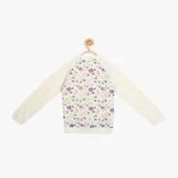 Solly By Allen Solly Kids Beige Printed Cardigan image 2