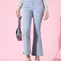 DOLCE CRUDO Light Blue Bootcut Jeans image 1