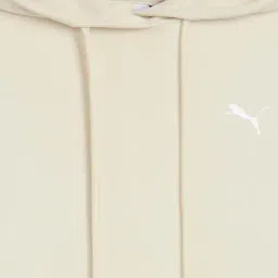 Puma Off White Relaxed Fit Hoodie image 5
