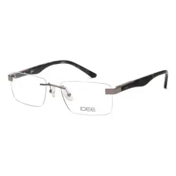 IDEE Grey Rectangular Eye Frames for Men-picture-22