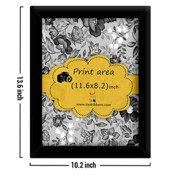 TIED RIBBONS Pink & White Printed Synthetic Fibre Framed Wall Art image 4