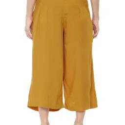 Van Heusen Yellow Regular Fit Palazzos image 2