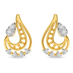 Kisna Diamond & Gold Jewellery 14k (585) Gold Murray Earring-picture-23