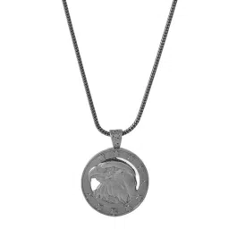 Voylla Black Eclipse Hawk Pendant image 3