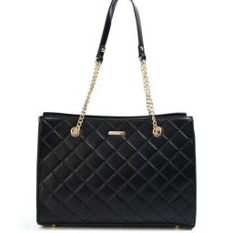 Code by Lifestyle Black Quilted Shoulder Bag-picture-4