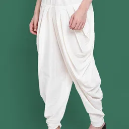Sangria Men Solid Mid Rise Dhoti image 2