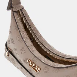 GUESS Women Textured Baguette Buckle Detail Shoulder Bag image 2