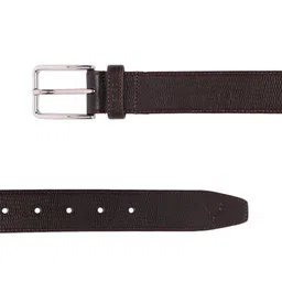 Allen Solly Men Textured Leather Belt image 3