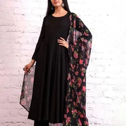 BAESD Women Empire Kurta With Trousers & Dupatta-image-49