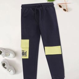 CODEZ Boys Colorblocked Mid-Rise Track Pants-picture-45
