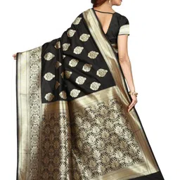 KSALIYA Black Silk Blend Sarees image 2