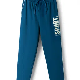 Taeko Single Jersey Knit Full Length Lounge Pant With Sport Print - Navy Blue-picture-26