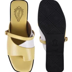 Shoetopia Colour Blocked Sandals - Yellow image 5