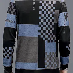 FABRIPPLE Men Striped Pockets T-shirt image 2