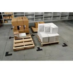 BRADY Floor Marking Tape L Shape Solid Black No Legend 3 x 8 inch x 8 mm, 11Z163 (Pack of 20) image 3