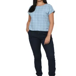 Solly by Allen Solly Navy Cotton Joggers Jeans image 4