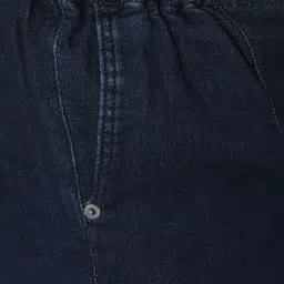 Solly by Allen Solly Navy Cotton Joggers Jeans image 5