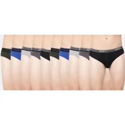 Dollar Bigboss Multicolored Cotton Regular Fit Briefs (Pack of 10)-picture-2