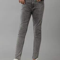 UNDER FOURTEEN ONLY Girls Regular Fit Mid-Rise Low Distress Heavy Fade Cotton Jeans-picture-40