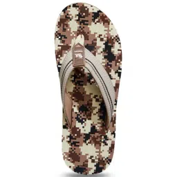 Neemans Men's Pixel Art Grey Flip Flops image 4