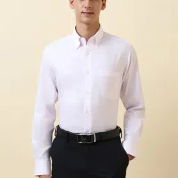 Allen Solly Pink Cotton Regular Fit Shirt-picture-18