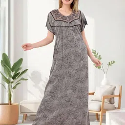 Soulemo Floral Printed Maxi Nightdress-picture-33