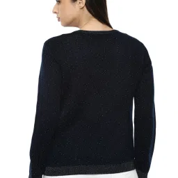 Van Heusen Navy Polka Dot Sweater image 2