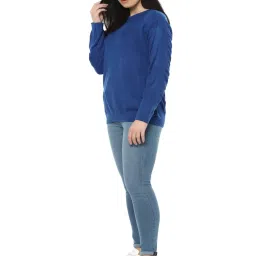 Van Heusen Blue Regular Fit Sweater image 4