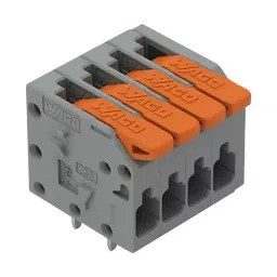 Wago TERMINAL BLOCK, WIRE TO BRD, 4POS, 16AWG, 2601-1104-picture-38