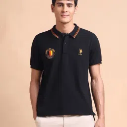 U.S. Polo Assn. black Embroidery T-Shirts-picture-37