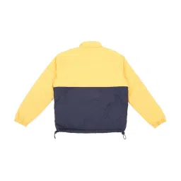 Palm Tree by Gini & Jony Kids Yellow & Navy Color Block Jacket image 2