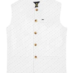 Gini & Jony Kids White Printed Jacket image 1