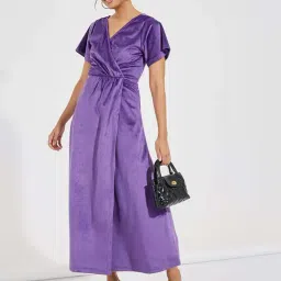 Styli Purple Maxi Dress-picture-12
