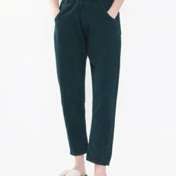 showoffff SHOWOFF Teal Denim Relaxed Fit Mid Rise Jeans-picture-20
