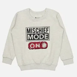 Bodycare Kids Grey Embellished Full Sleeves Sweatshirt-picture-11