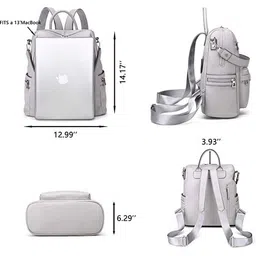 truearch Women Textured Backpack image 2