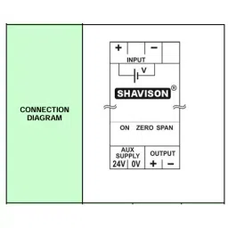 Shavison Single Output Analog Signal Converter 22.5 mm Slim 4 - 20 mA Output -100 to +100° C Input Temperature, AS746-218 image 4
